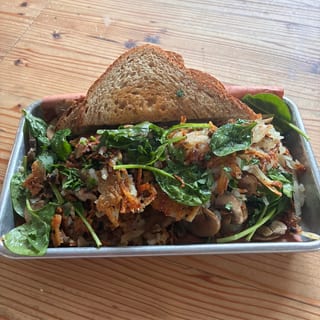 SPINACH & MUSHROOM HASH